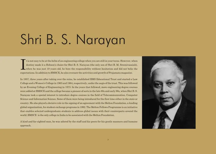 Shri B. S. Narayan